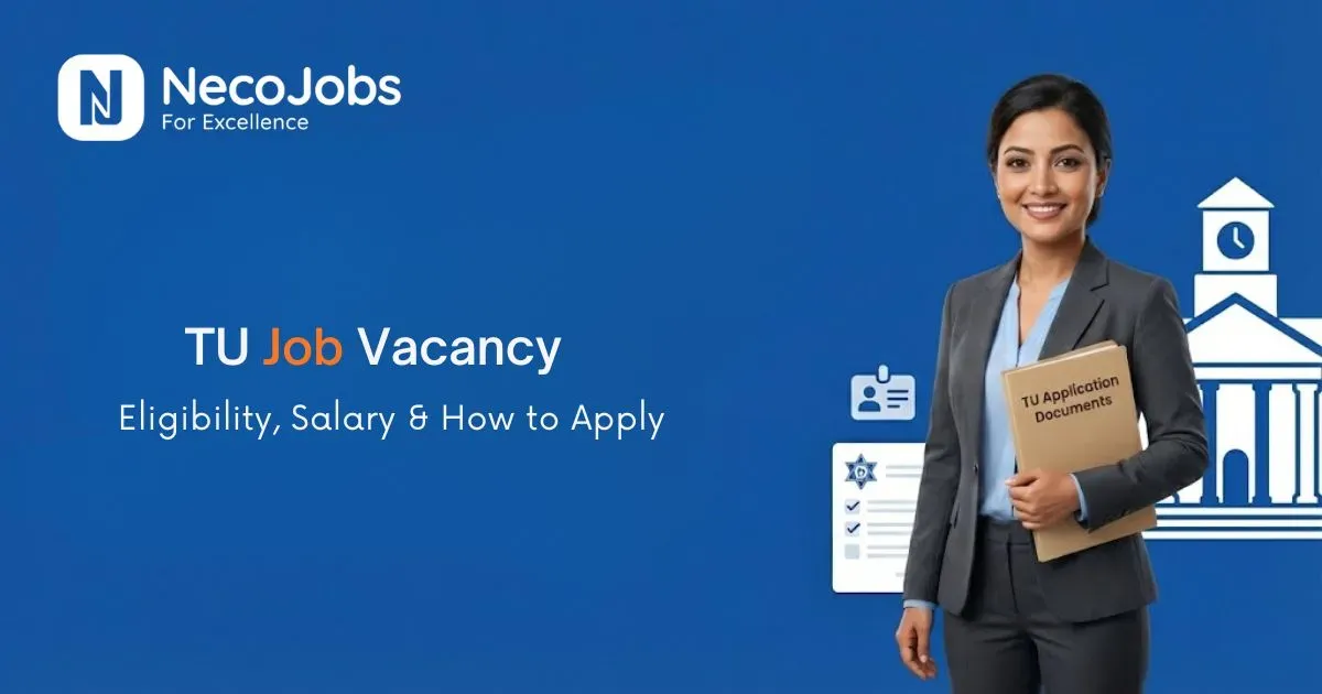 TU Job Vacancy: Eligibility, Salary & How to Apply