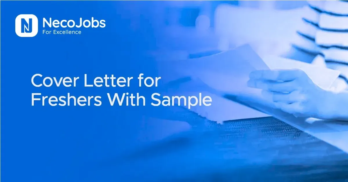 Cover Letter for Freshers With Sample